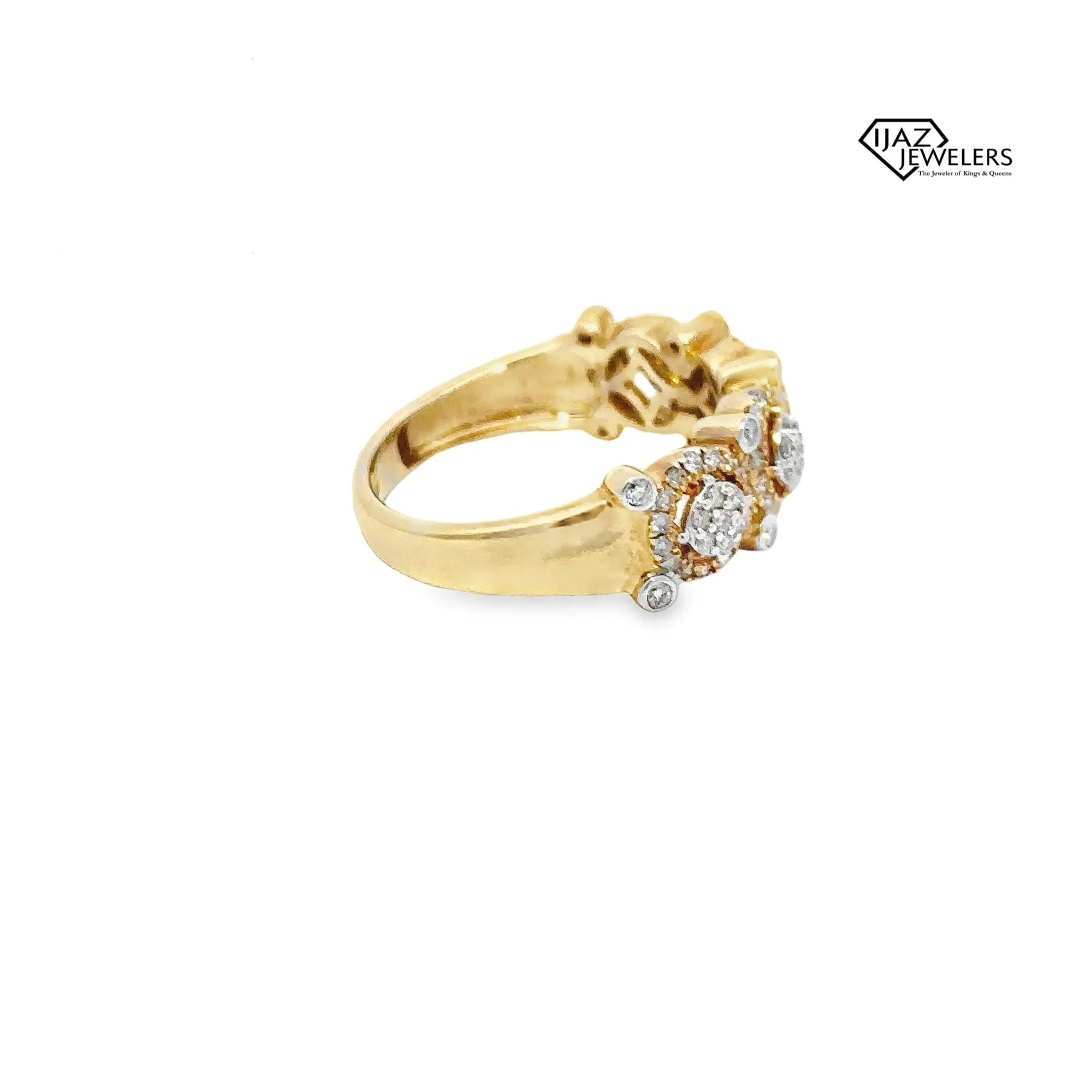 10K Gold Diamond Band