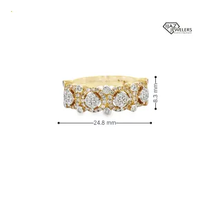 10K Gold Diamond Band