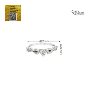 14K White Gold 0.46 CTW Ladies Diamond Ring