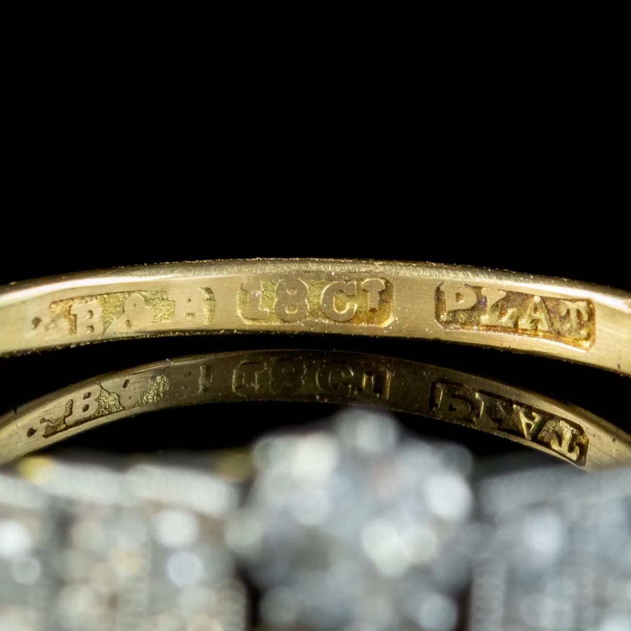 Antique Art Deco Diamond Toi Et Moi Ring 0.50ct Total