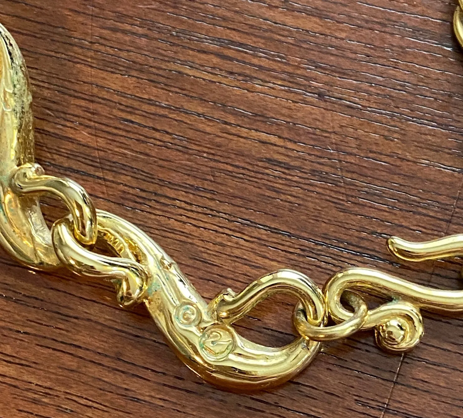 Gold Plated Crystal Row Swarovski Collar Necklace