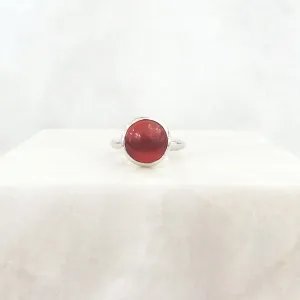 Red Carnelian Maxi Ring
